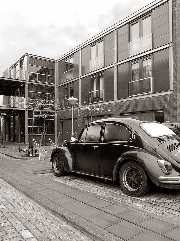 Studentenwoningen met ateliers Lijsterbesstraat Eindhoven : odeon architecten