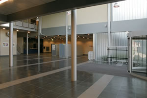 Strabrechtcollege Geldrop : interieur hal : odeon architecten