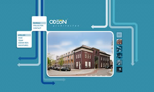 odeon architecten : oude flash website : ontwerp AGX Creative Agency